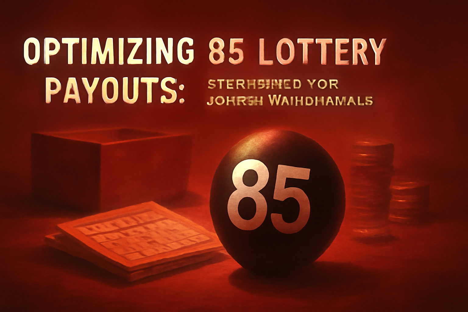 A clean visual representation of user experience tips for the 85 Lottery platform.