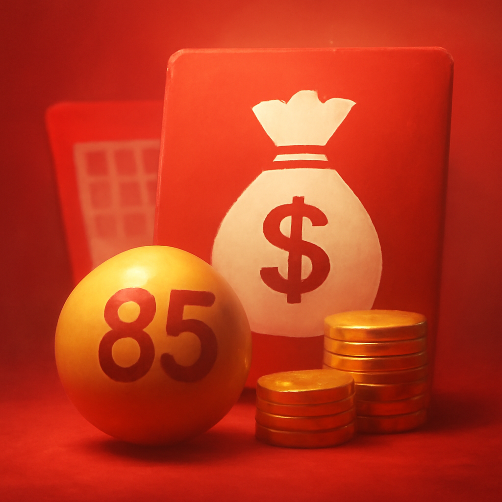 An icon depicting user experience guidance for 85 Lottery.