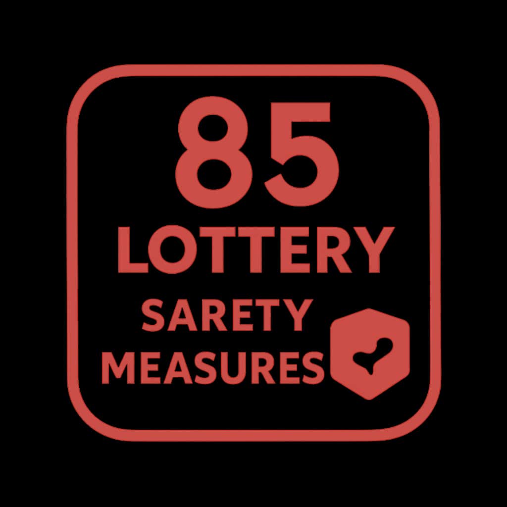 Icon representing safety measures for 85 Lottery.