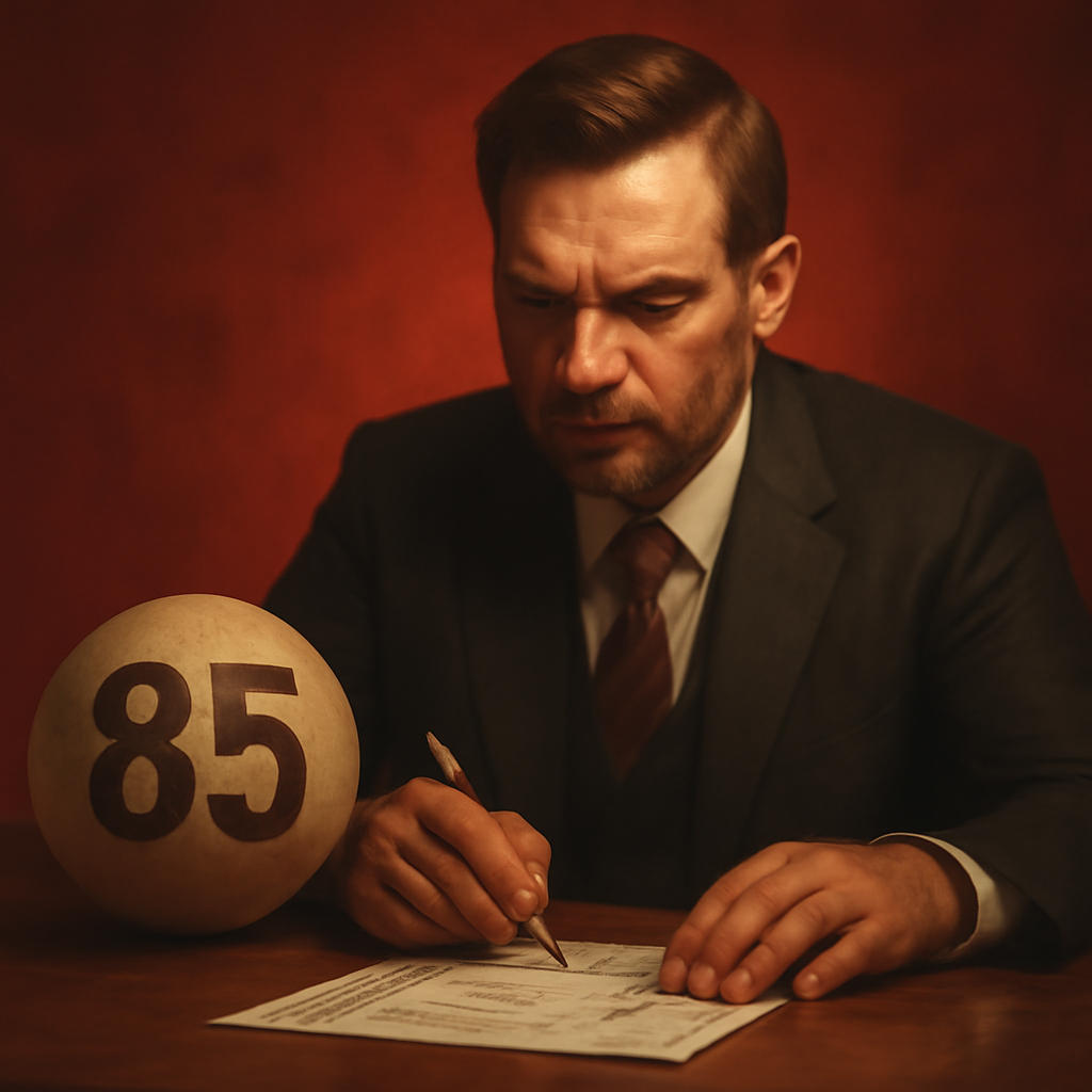 An educational diagram outlining key trust signals in the 85 Lottery platform.