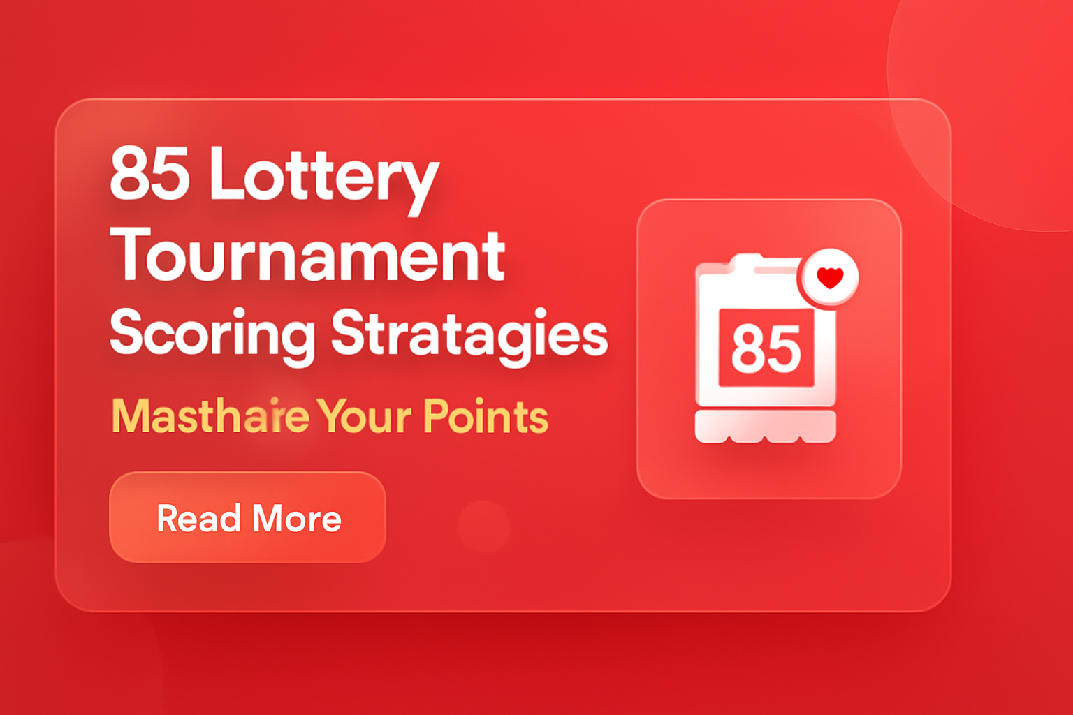 Illustrative scene representing best practices for 85 Lottery.