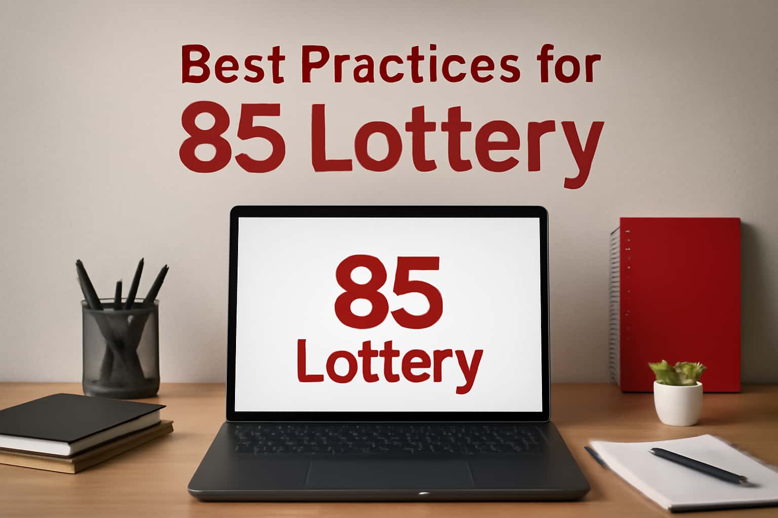 Illustrative scene representing best practices for 85 Lottery.