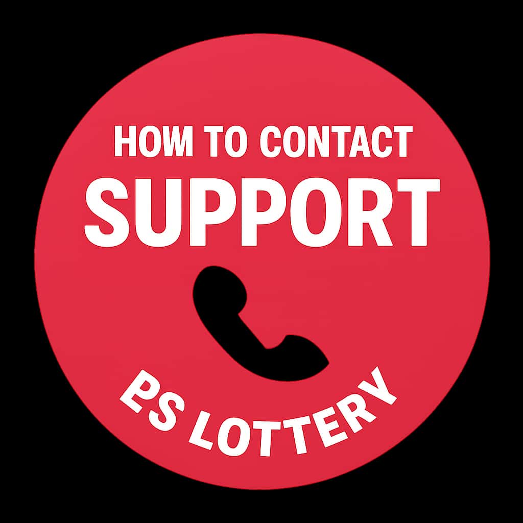 Icon representing assistance for How to Contact 85 Lottery Support.
