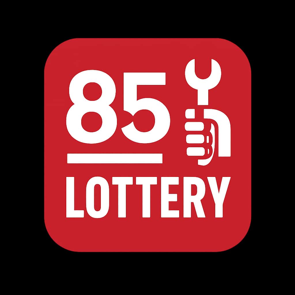 An icon representing 85 Lottery login assistance.